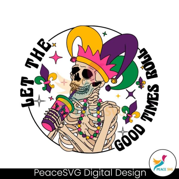 Retro Let The Good Times Roll Svg Printable Design