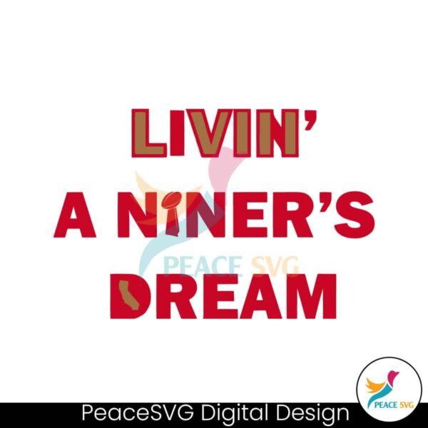 Retro Livin A Niners Dream Svg Files For Cricut