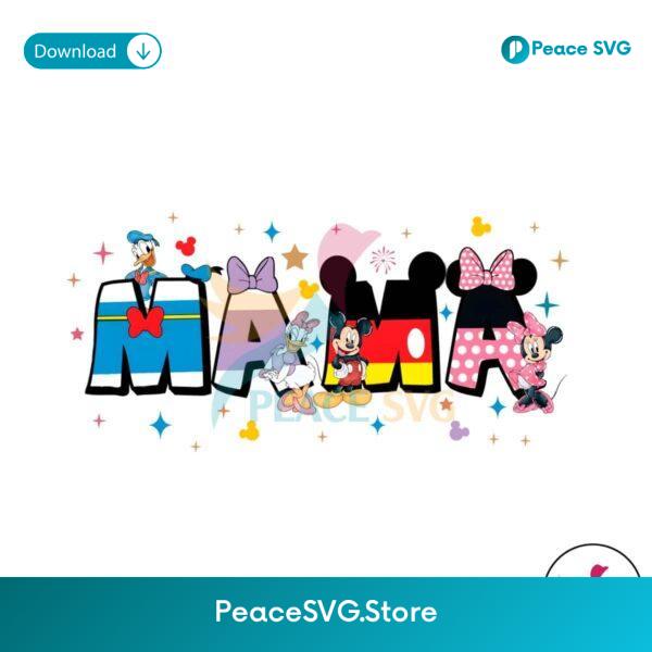 Retro Mama Disney Cartoon Characters Png Clipart