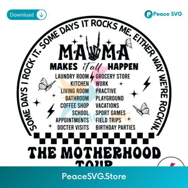 Retro Mama Makes It All Happen Butterfly Png High Resolution