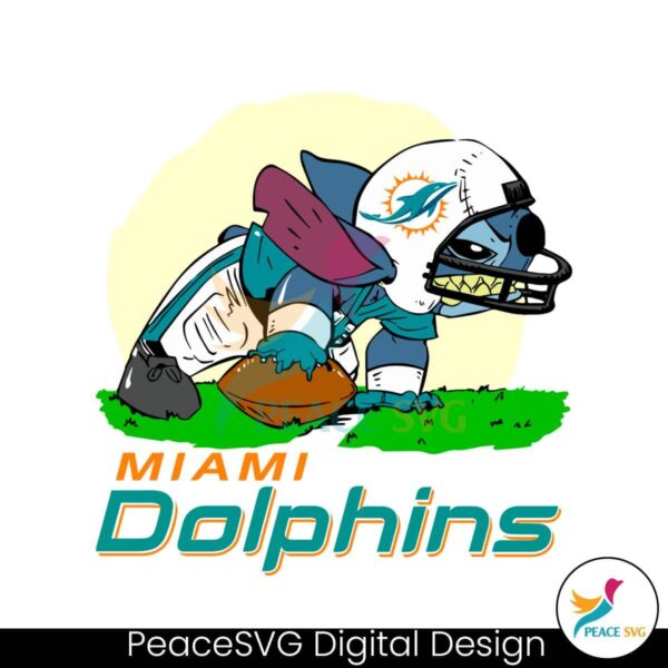 Retro Miami Dolphins Stitch Svg Printable Design