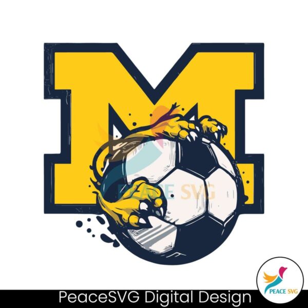 Retro Michigan Football Ncaa Team Svg Files For Cricut