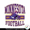 Retro Minnesota Football Helmet Svg Layered File