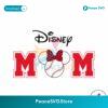 Retro Minnie Baseball Disney Mom Svg Cut File