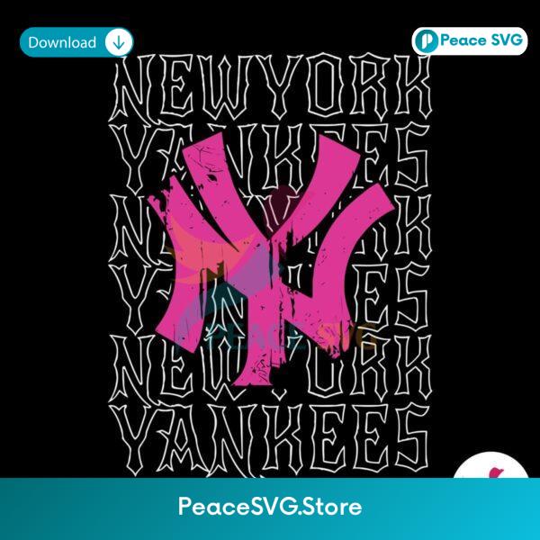 Retro Mlb New York Yankees Logo Svg Files For Cricut