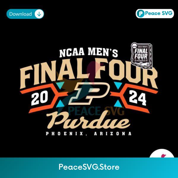 Retro Ncaa Mens Final Four Purdue Svg Cut File