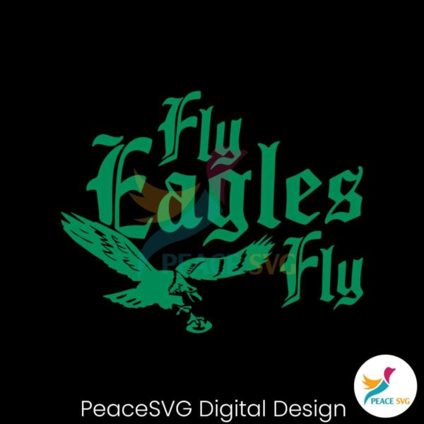 Retro Philadelphia Fly Eagles Fly Svg Clipart