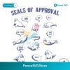 Retro Seals Of Approval Funny Animal Svg For Silhouette