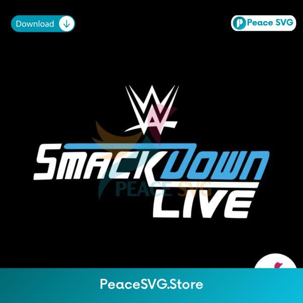 Retro Smackdown Live Wwe Svg For Silhouette