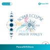 Retro Solar Eclipse 2024 Path Of Totality Svg Clipart