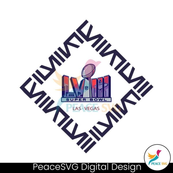 Retro Super Bowl Lviii Game Day Svg Layered File