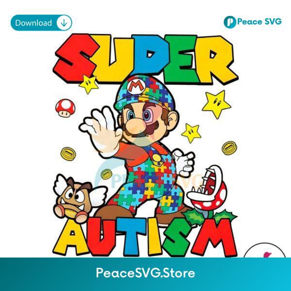 Retro Super Mario Super Autism Png High Resolution