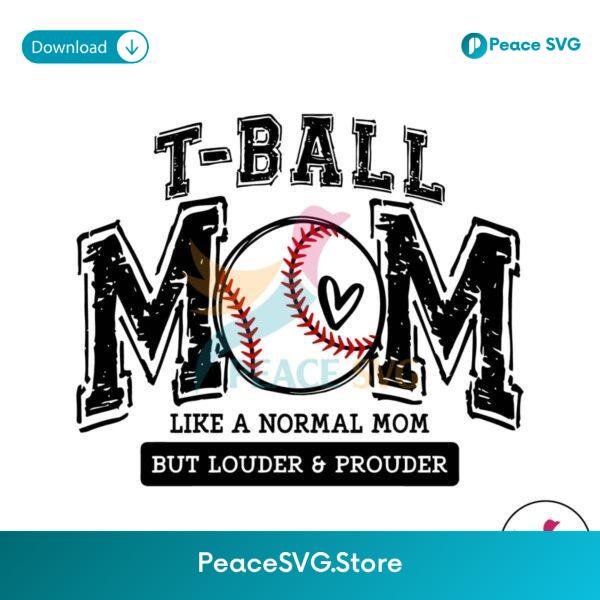 Retro T Ball Mom Like A Regular Mom Svg Instant Download