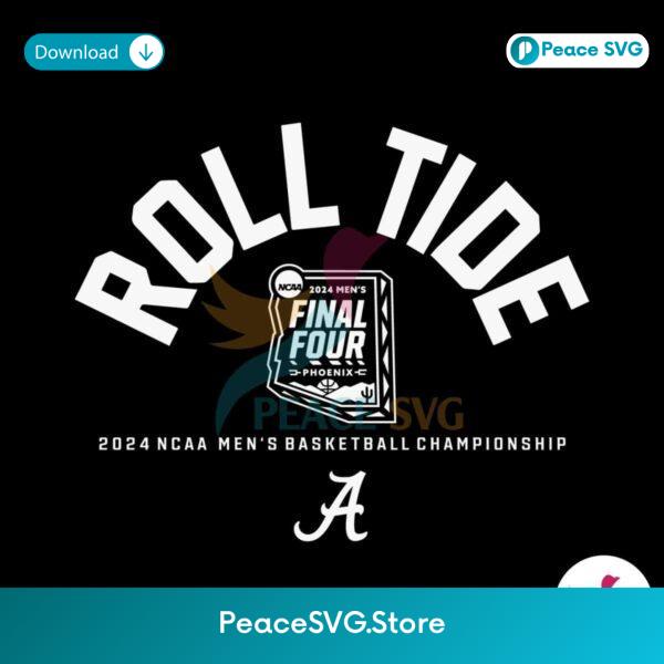 Roll Tide Alabama Mens Basketball Championship Svg Instant Download