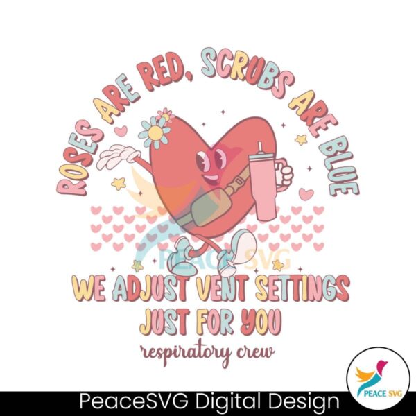 Roses Are Red Scrubs Are Blue Valentine Svg Printable Design