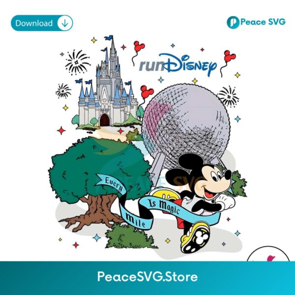 Rundisney Mickey Marathon Weekend Png For Sublimation