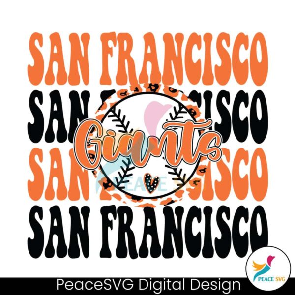 San Francisco Giants Baseball Mlb Svg Digital Download