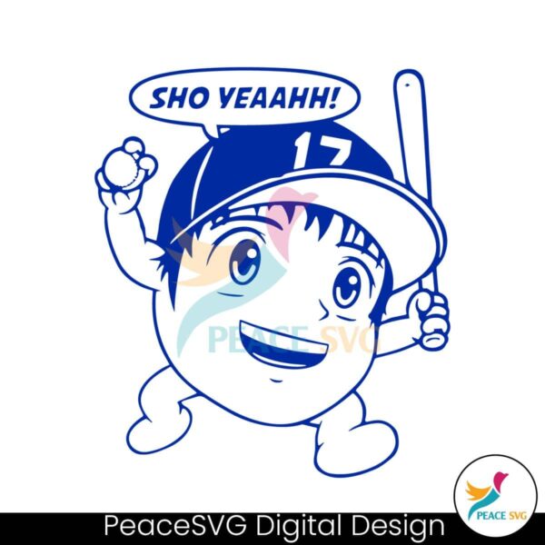 Sho Yeah Los Angeles Dodgers Shohei Ohtani Svg Clipart