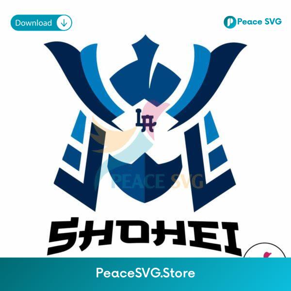 Shohei Ohtani Samurai Mlb Los Angeles Dodger Svg For Silhouette