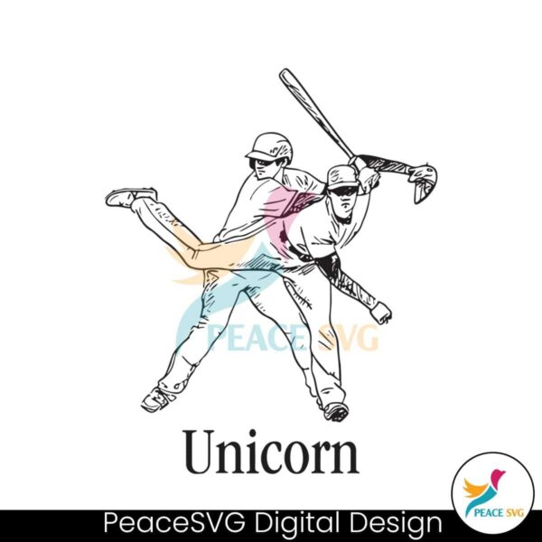Shohei Ohtani Unicorn Baseball Svg Layered File