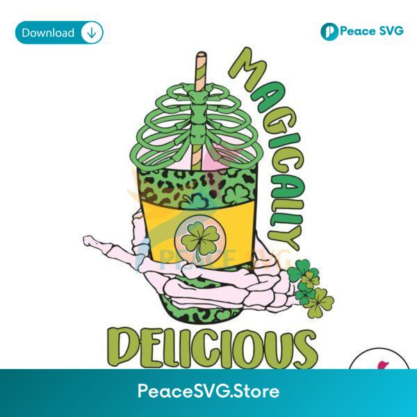 Skeleton Shamrock Magically Delicious Svg Files For Cricut