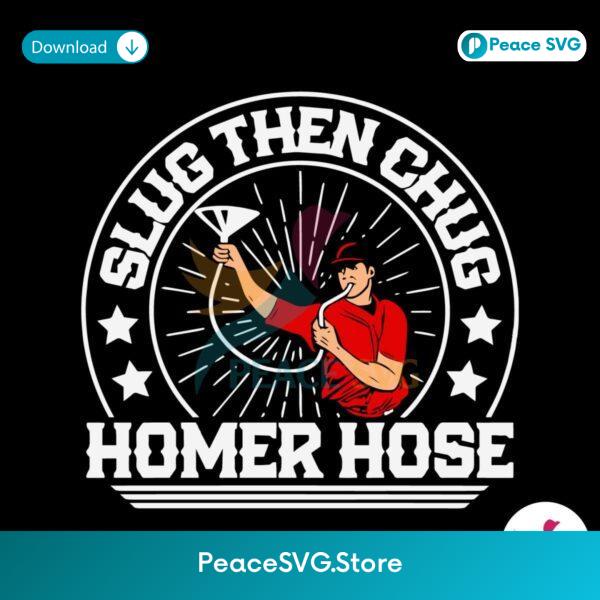 Slug Then Chug Homer Hose Baltimore Orioles Svg Clipart