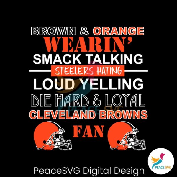 Smack Talking Browns Fan Svg For Silhouette