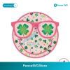 Smiley Face Four Leaf Clover St Patricks Day Png Printable File