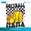 Softball Mama Game Day Png Instant Download