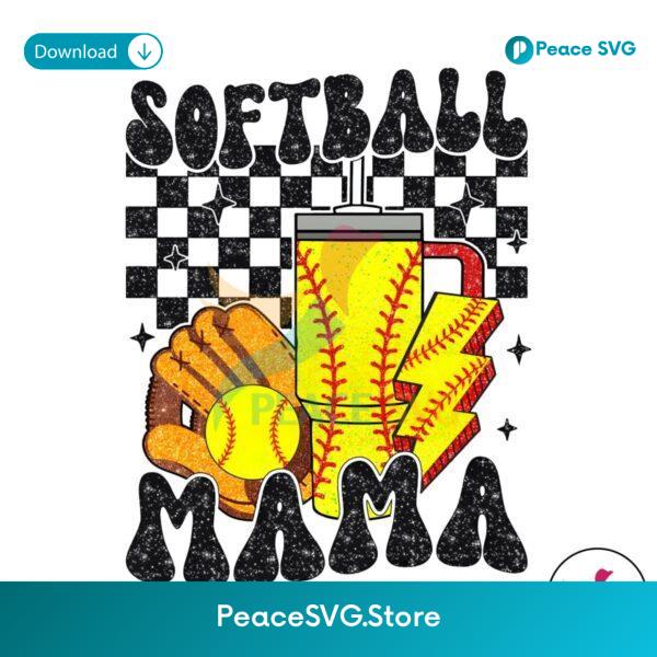 Softball Mama Game Day Png Instant Download
