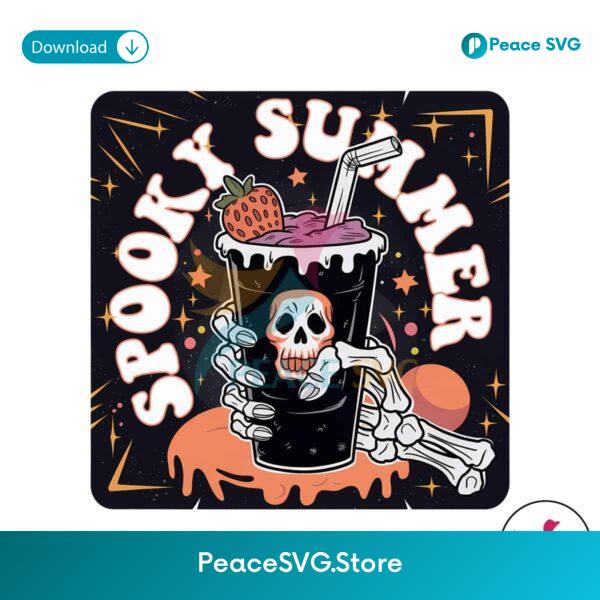 Spooky Summer Skeleton Hand Png Printable File