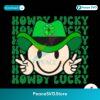 St Patricks Day Howdy Lucky Smiley Face Svg Printable Design