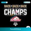 Stallions Back To Back To Back Spring Football Champs 2024 Svg For Silhouette