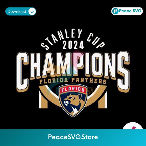 Stanley Cup Champions 2024 Florida Panthers Svg Clipart