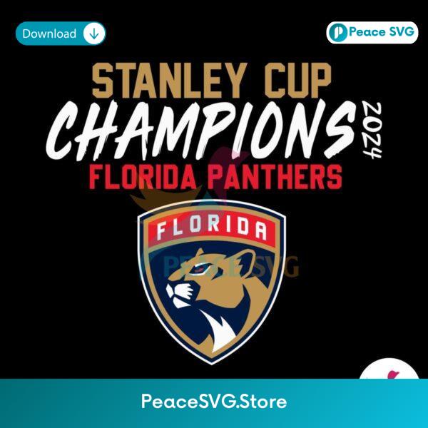Stanley Cup Champions 2024 Florida Panthers Svg Digital Download