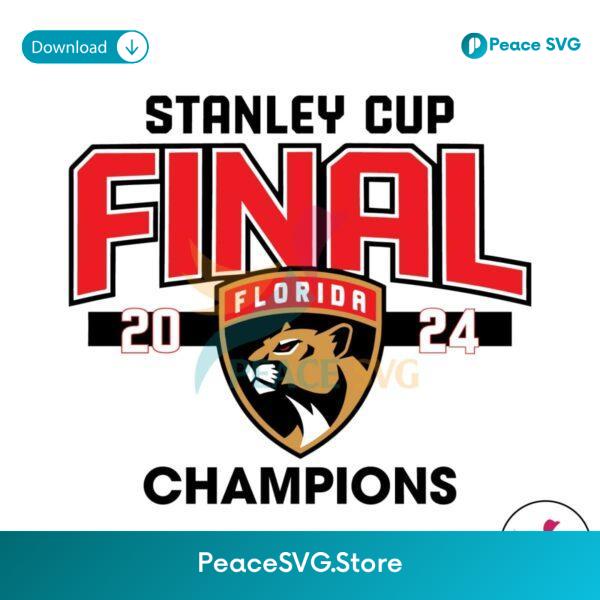 Stanley Cup Final Florida Hockey Champions 2024 Svg Cut File