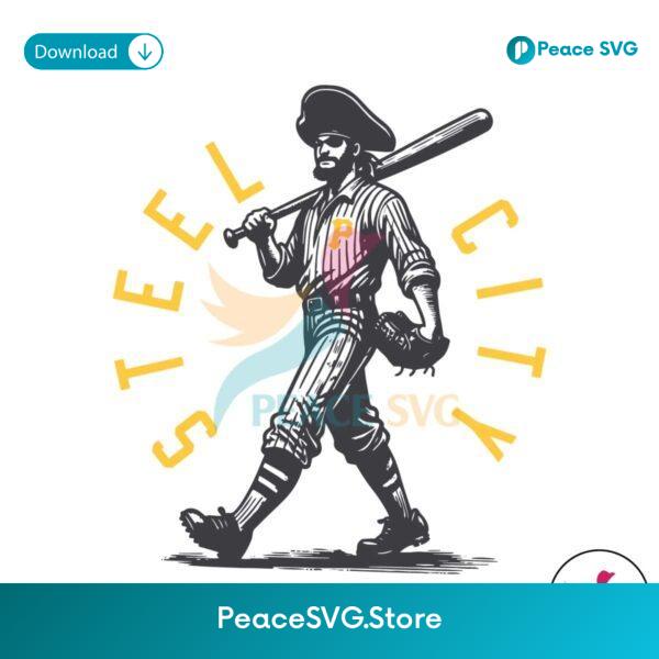 Steel City Baseball Pittsburgh Pirates Gameday Svg For Vinyl Cutting