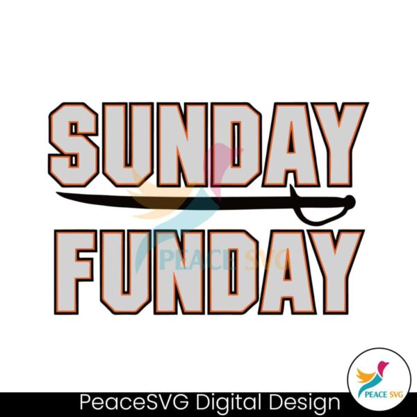 Sunday Funday Tampa Bay Svg Layered File