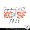 Super Bowl 2024 Kc Vs Sf Football Svg For Silhouette