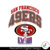 Super Bowl Lviii 2024 San Francisco 49ers Png Sublimation Design
