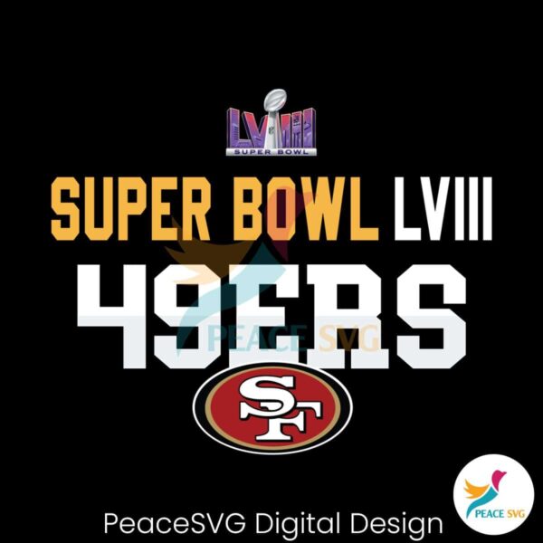 Super Bowl Lviii San Francisco 49ers Png For Printing