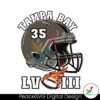 Super Bowl Lviii Tampa Bay Football Helmet Svg Cut File