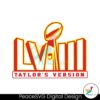 Super Bowl Lviii Taylors Version Svg For Silhouette
