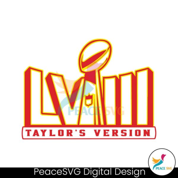 Super Bowl Lviii Taylors Version Svg For Silhouette