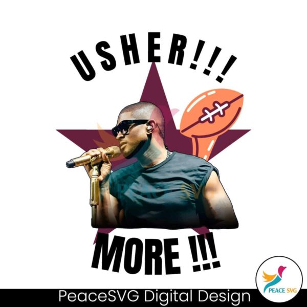 Super Bowl Usher More Halftime Show Png Printable File