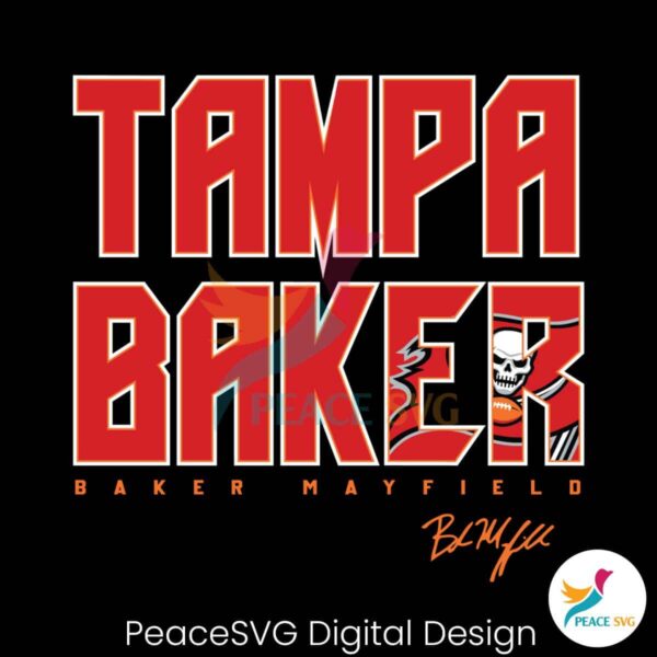 Tampa Baker Mayfield Nfl Player Svg Digital Download