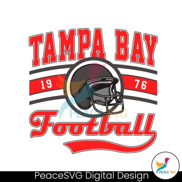 Tampa Bay Football 1976 Helmet Svg For Silhouette