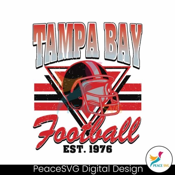 Tampa Bay Football Est 1976 Logo Svg For Silhouette