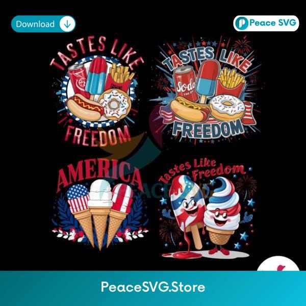 Tastes Like Freedom Happy 4th Of July Svg For Vinyl Cutting