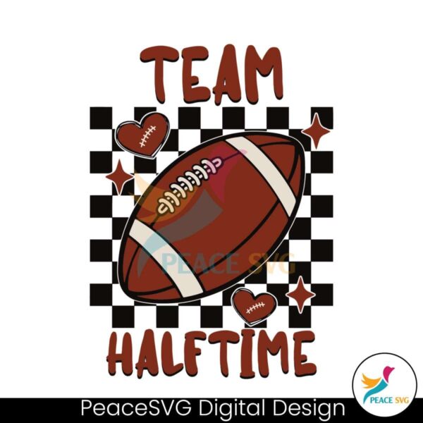 Team Halftime Football Game Day Svg Instant Download